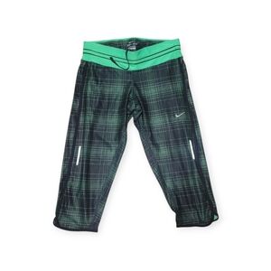 Nike Kids Green Plaid Bottoms